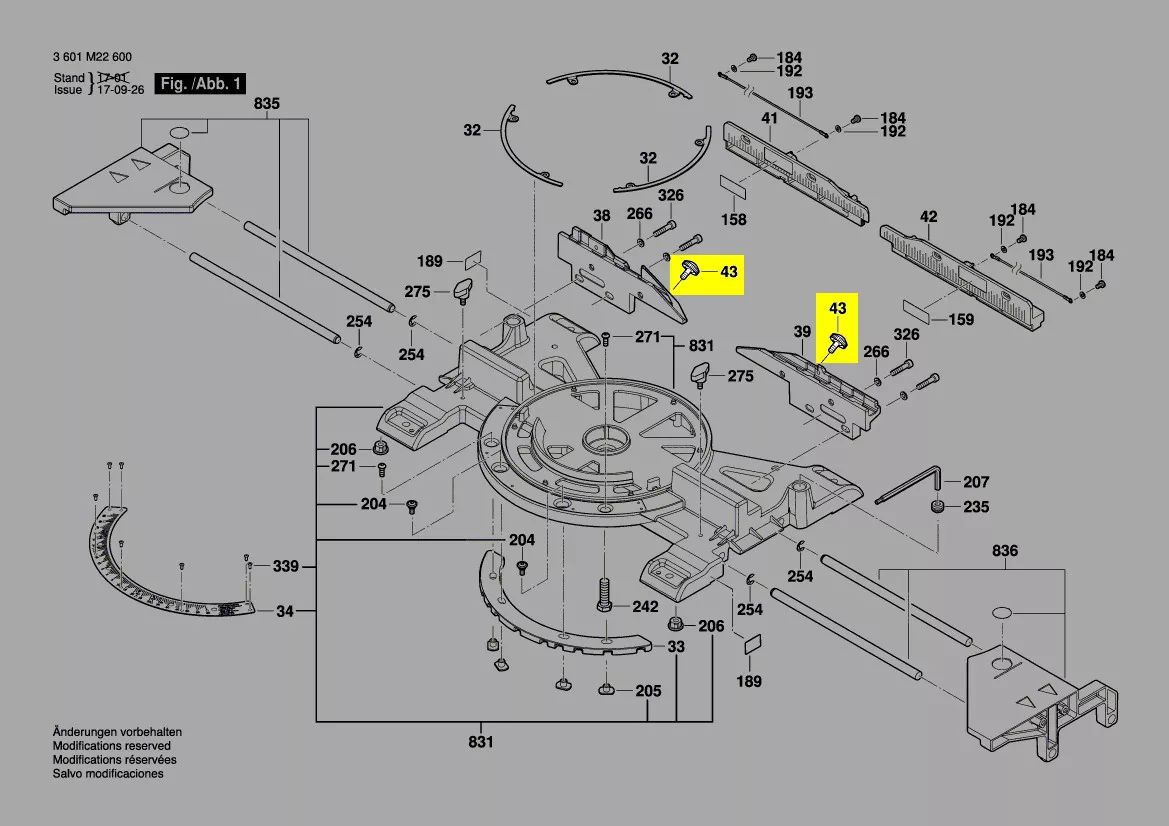 vis réf. 1 609 B05 382 Bosch